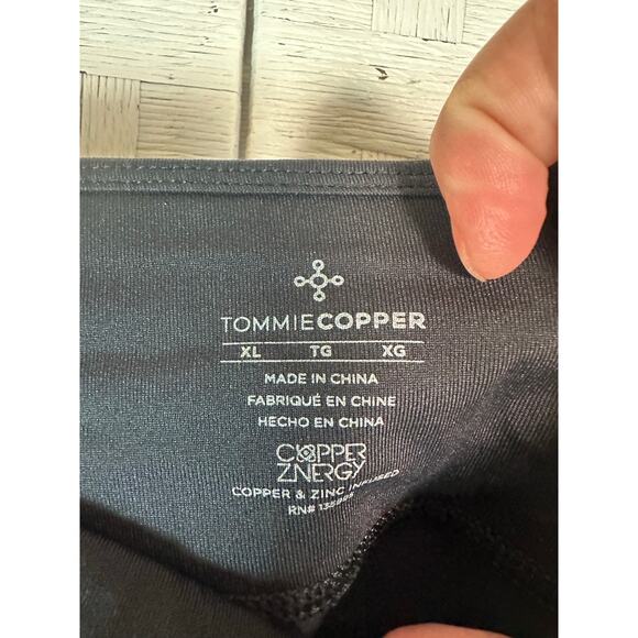 Tommy Copper women’s leggings crop black activewear running athleisure - Picture 3 of 11